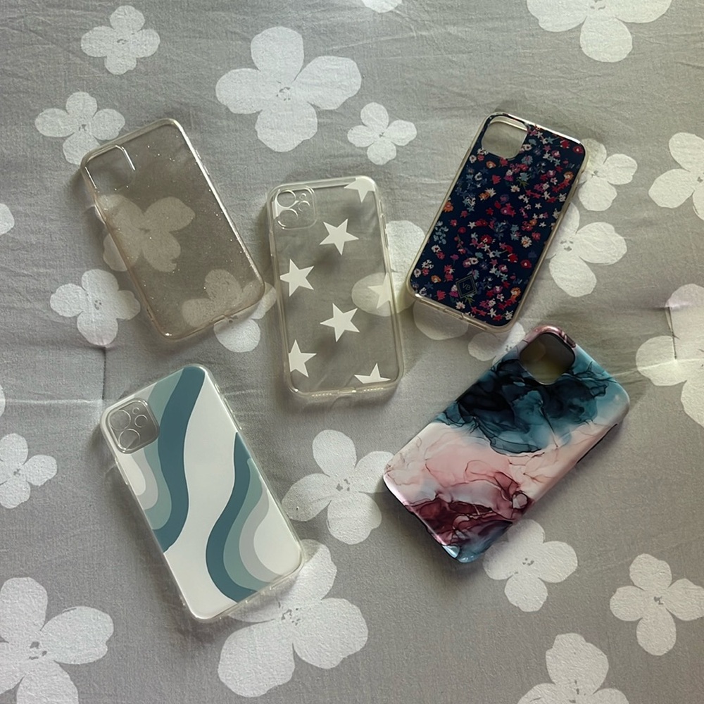 Pack of 5 iphone 11 cases